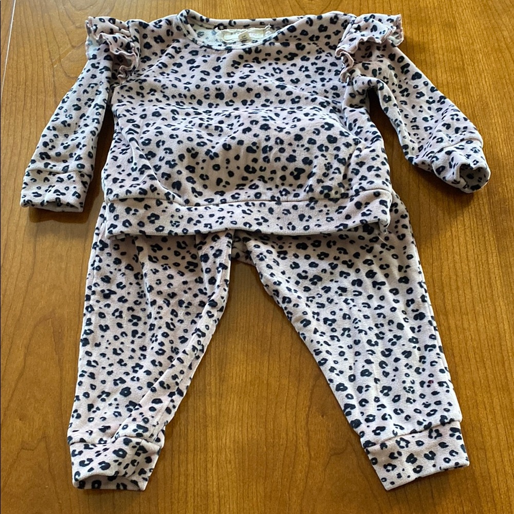 Leopard Print Baby Outfit